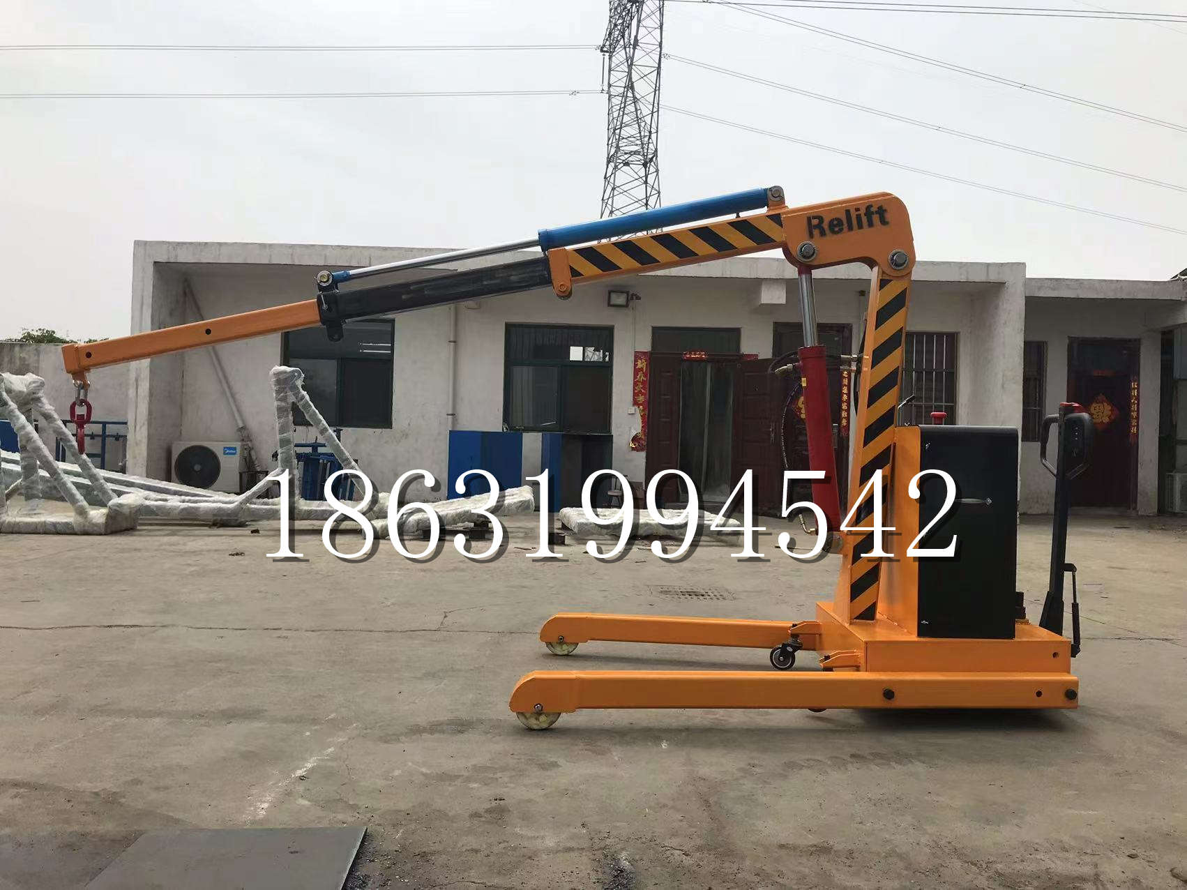 永和县久征定做3吨三轮随车吊 农用园林绿化移树吊 平板工程用小吊机