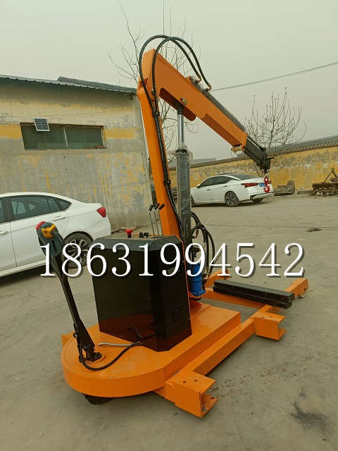 永和县自卸车厢随车吊 自制轮式四不像起重机 四驱平板吊 5吨 贵盛